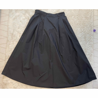 黒スカート　フォーマル　綺麗目(ひざ丈スカート)