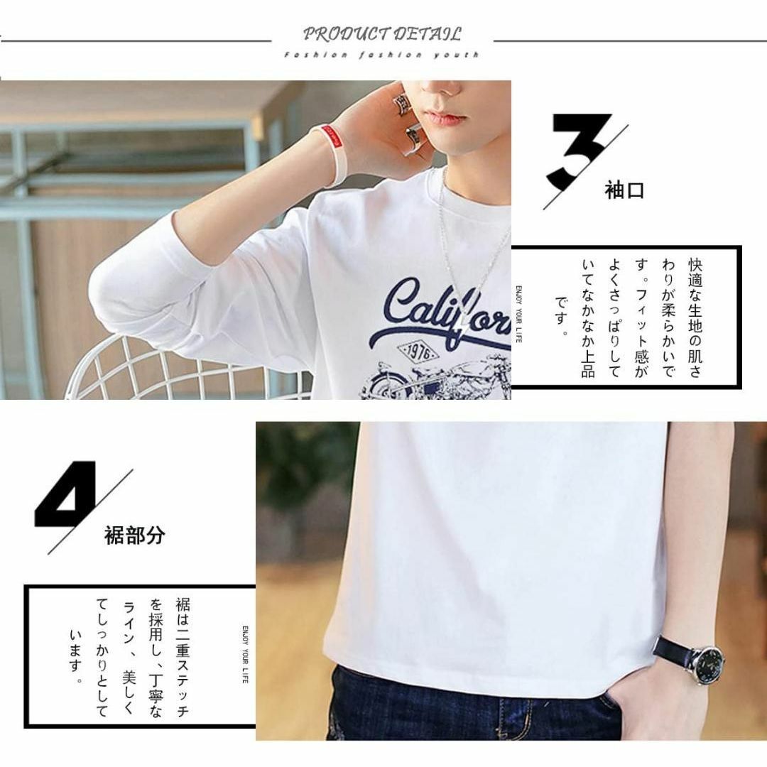 Tシャツ メンズ 半袖 3枚組 吸汗速乾 通気性 プリント　3XL 新品未使用 メンズのトップス(Tシャツ/カットソー(七分/長袖))の商品写真