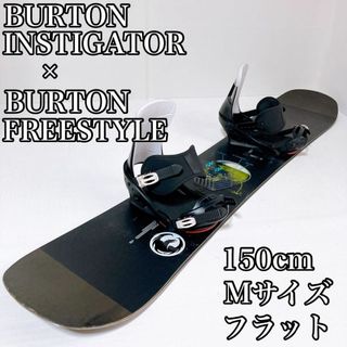 バートン(BURTON)のBURTON BURTON スノーボード 150㎝ M 2点セット バートン(ボード)