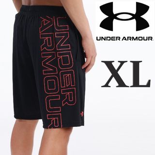 アンダーアーマー(UNDER ARMOUR)の新品 黒 XL アンダーアーマー メンズ ハーフパンツ ショートパンツ(ショートパンツ)