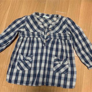 サンカンシオン(3can4on)のキッズ用ブランド服大量出品★3can4on 可愛いスモックブラウス　サイズ100(ブラウス)