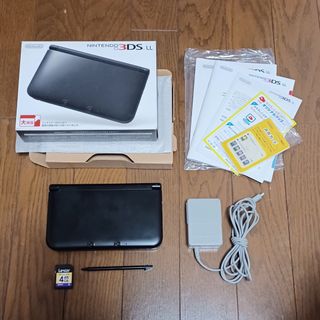 ニンテンドー3DS(ニンテンドー3DS)のニンテンドー3DS LL ブラック 中古(携帯用ゲーム機本体)