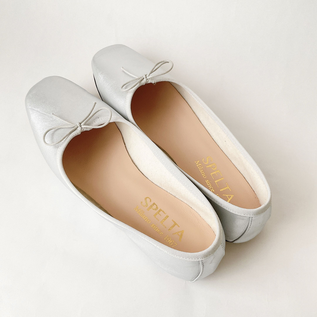 repetto(レペット)の【未使用】SPELTA/スペルタバレエシューズ37 23.5cmシルバー レディースの靴/シューズ(バレエシューズ)の商品写真