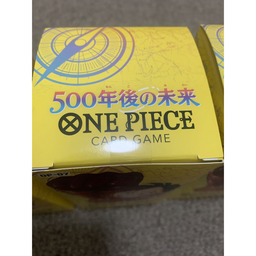 ONE PIECE(ワンピース)のワンピースカードゲーム　500年後の未来　3BOX テープ付き エンタメ/ホビーのアニメグッズ(カード)の商品写真