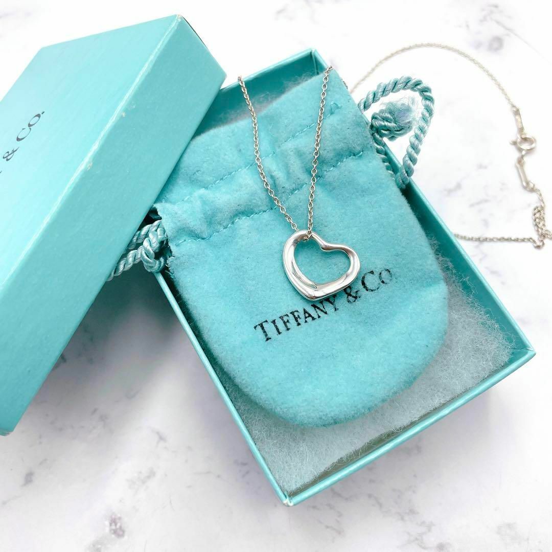 Tiffany & Co.(ティファニー)の✨極美品✨ティファニー オープンハート ネックレス エルサペレッティ Sサイズ レディースのアクセサリー(ネックレス)の商品写真