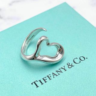 ティファニー(Tiffany & Co.)のティファニー オープンハート リング 指輪 シルバー スターリング 約13号(リング(指輪))