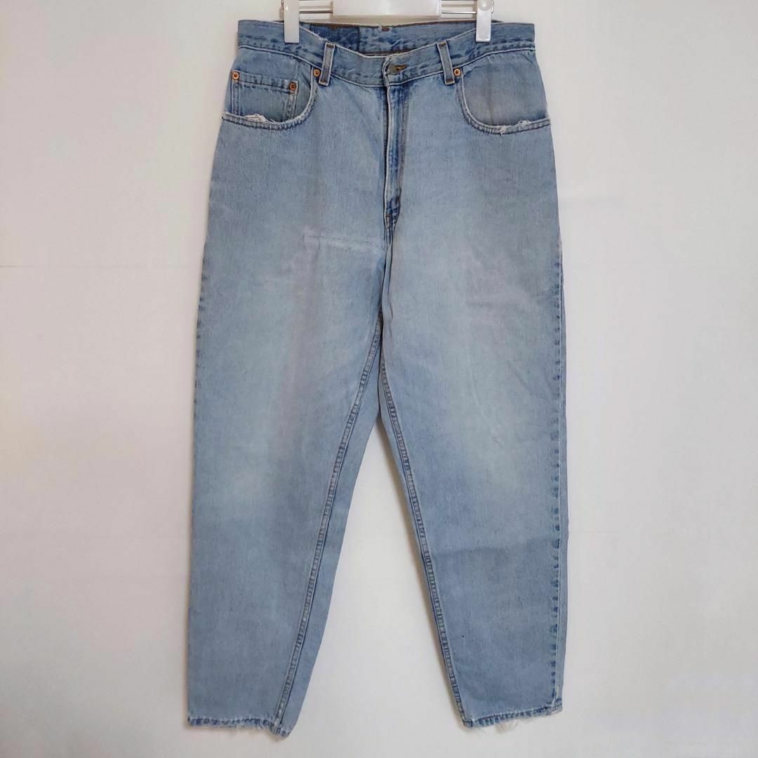 Levi's(リーバイス)のリーバイス560 W34 ブルーデニム 水色 USA製 00s パンツ 8464 メンズのパンツ(デニム/ジーンズ)の商品写真