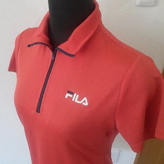 フィラ(FILA)のFILA ポロシャツ ゴルフ L 赤(ウエア)