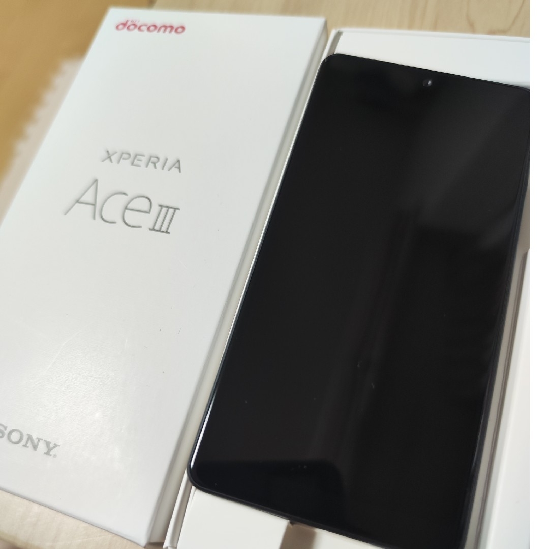 SONY Xperia Ace III SO-53C ブラック スマホ/家電/カメラのスマートフォン/携帯電話(スマートフォン本体)の商品写真