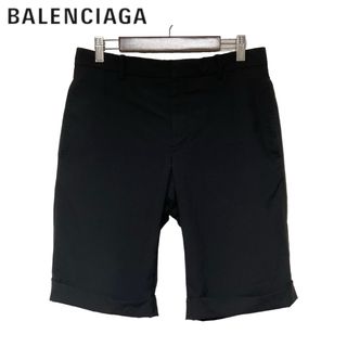 バレンシアガ(Balenciaga)の1点限り 希少　バレンシアガ　ウール　ショートパンツ　ブラック　サイズ44(ショートパンツ)