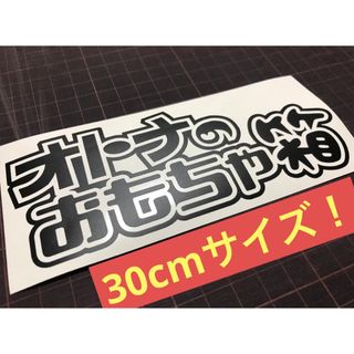 30cmサイズ オトナのおもちゃ箱ステッカー カラー変更可能 タックルボックス(その他)