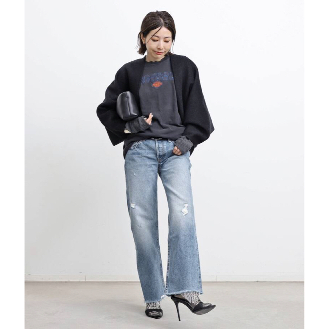 L'Appartement DEUXIEME CLASSE(アパルトモンドゥーズィエムクラス)の【ASKK NY/エーエスケーケーエヌワイ】 CROPPED DENIM レディースのパンツ(デニム/ジーンズ)の商品写真