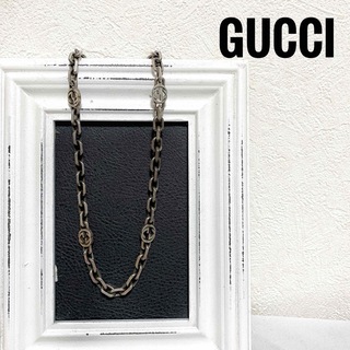グッチ(Gucci)の【廃盤】GUCCI インターロッキングG チェーンネックレス シルバー(ネックレス)