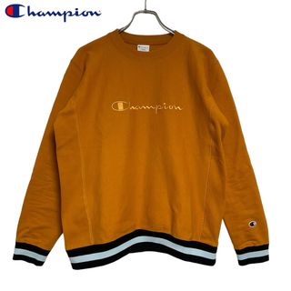 チャンピオン(Champion)の1点限り 美品　チャンピオン　スウェット　リバースウィーブ　マスタード　L(スウェット)