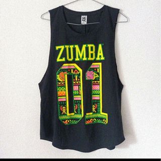 ズンバ(Zumba)のZUMBA タンクトップ ダンスウェア フリー 大きいサイズ(トレーニング用品)