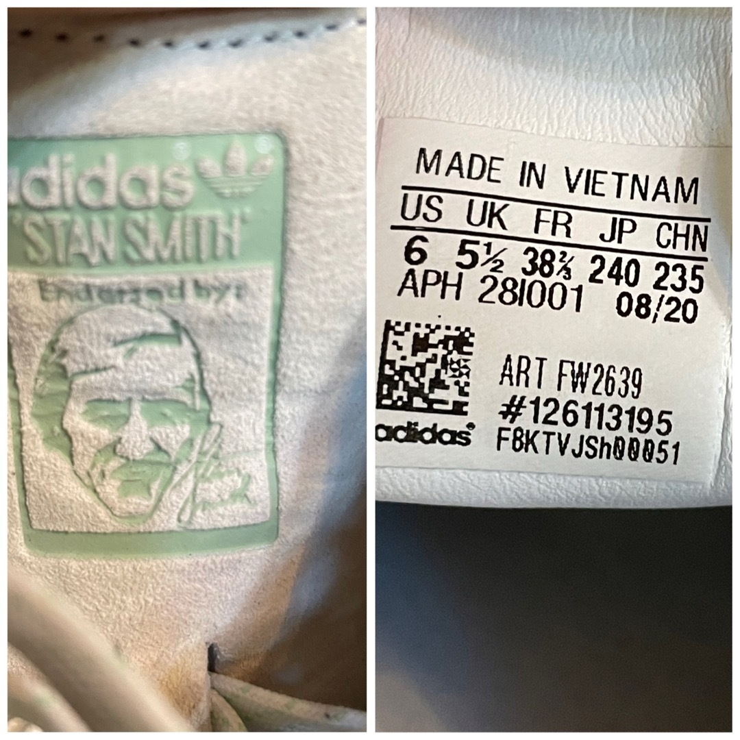 STANSMITH（adidas）(スタンスミス)のアディダス　スタンスミス　スウェード　本革　24cm レディースの靴/シューズ(スニーカー)の商品写真