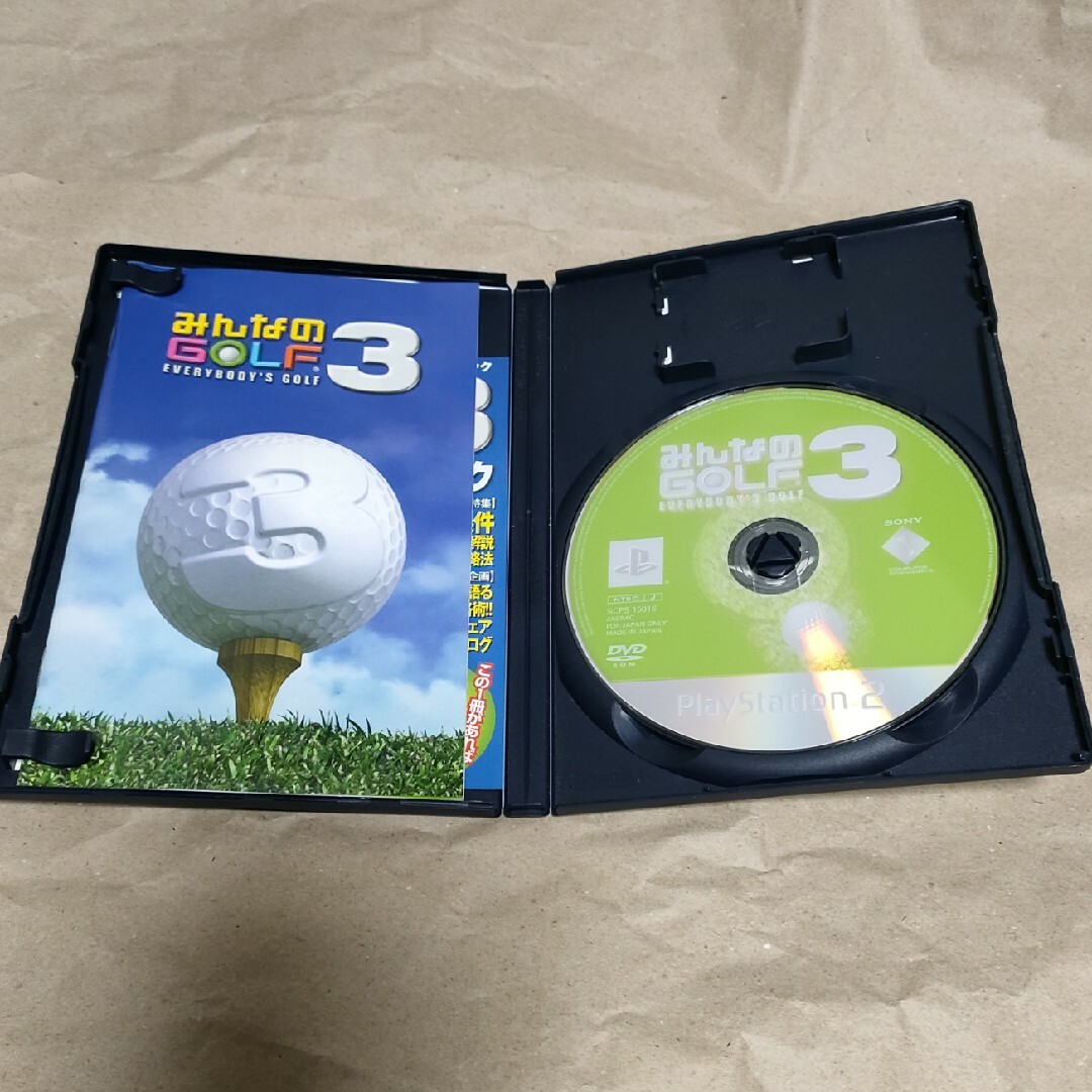 みんなのGOLF 3　PS2中古ソフト エンタメ/ホビーのゲームソフト/ゲーム機本体(家庭用ゲームソフト)の商品写真