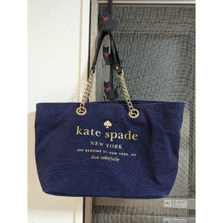 ケイトスペードニューヨーク(kate spade new york)のケイトスペード トートバッグ バッグ チェーン ネイビー マイケルコース(トートバッグ)