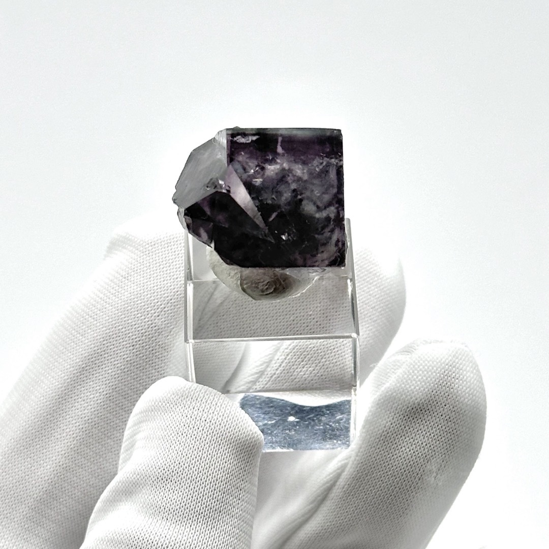 蛍石 Purple rain pocket UK 鉱物［SND-2796］ エンタメ/ホビーのコレクション(その他)の商品写真