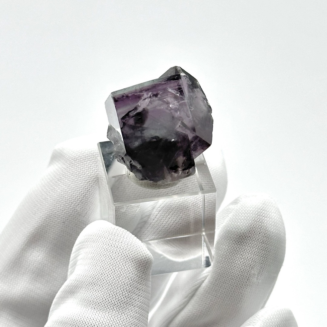 蛍石 Purple rain pocket UK 鉱物［SND-2796］ エンタメ/ホビーのコレクション(その他)の商品写真