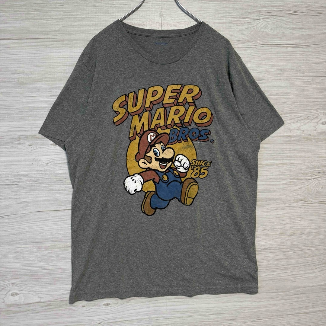 Old Navy(オールドネイビー)の【入手困難】SUPER MARIO マリオ　Tシャツ　Lサイズ　海外輸入　一点物 メンズのトップス(Tシャツ/カットソー(半袖/袖なし))の商品写真