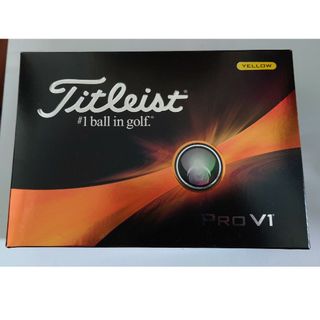 タイトリスト(Titleist)のタイトリスト Titleist Pro v1 イエロー 1ダース 新品(その他)