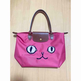 ロンシャン(LONGCHAMP)のロンシャン　LONGCHAMP  ルプリアージュ ミャオ　ピンク　♡ 　美品(トートバッグ)