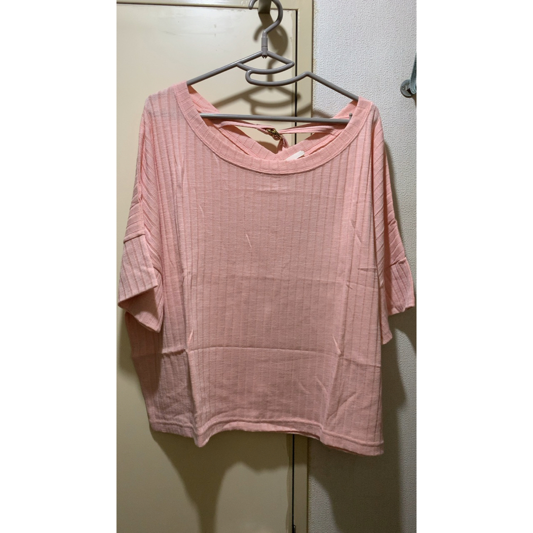 GU カットソー　ピンク レディースのトップス(カットソー(半袖/袖なし))の商品写真