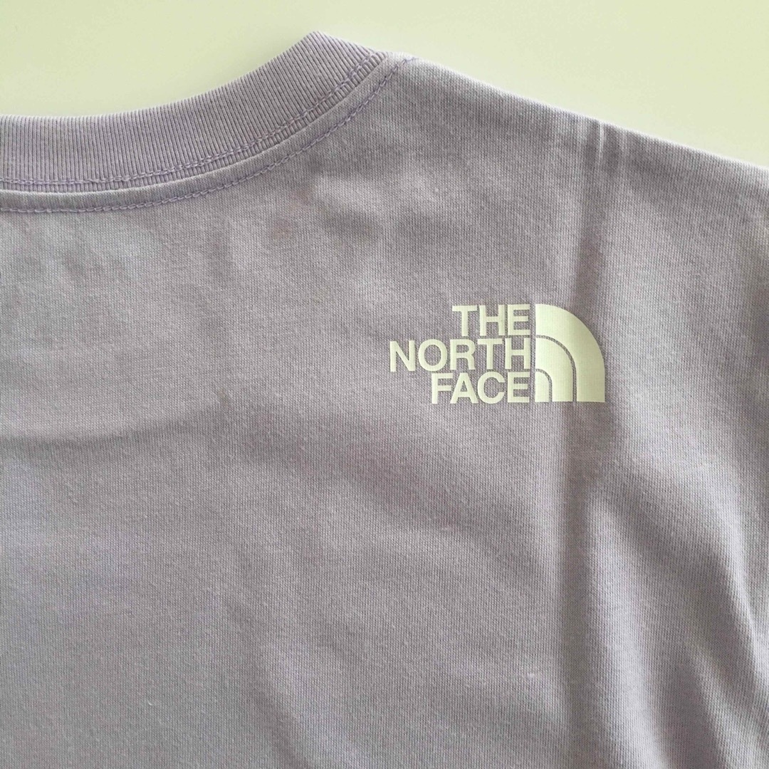 THE NORTH FACE(ザノースフェイス)の新品◇ノースフェイス◇ラベンダー◇ロンT◇Tシャツ◇長袖◇パタゴニア/ロゴ/他 キッズ/ベビー/マタニティのキッズ服女の子用(90cm~)(Tシャツ/カットソー)の商品写真