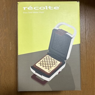 recolte プレスサンドメーカー プラッド RPS-2(W)(サンドメーカー)