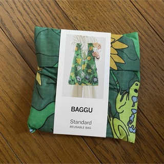 BAGGU STANDARD エコバック　ロータス　フロッグ　カエル　グリーン(エコバッグ)