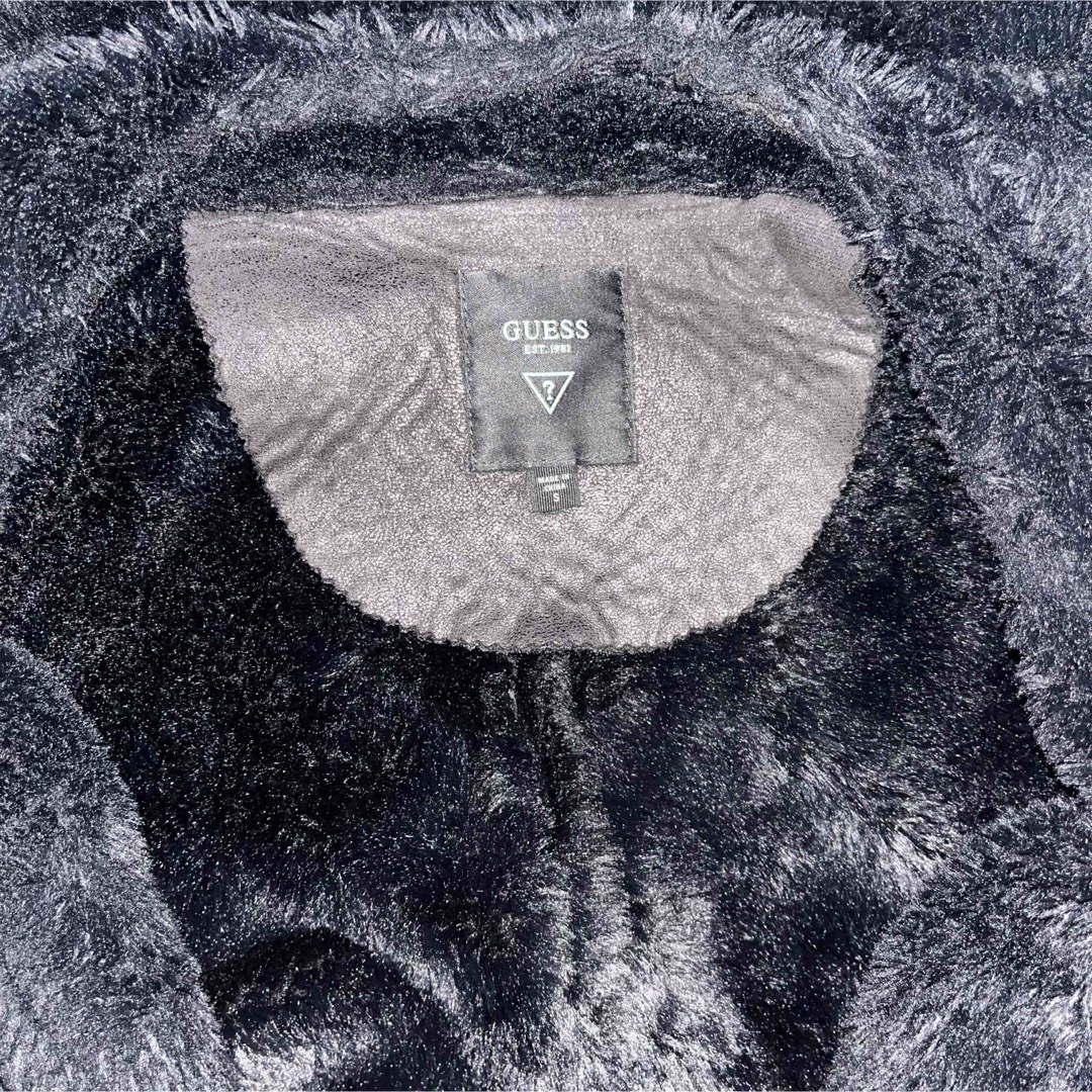 GUESS(ゲス)のguess フェイクファーコート レディースのジャケット/アウター(ロングコート)の商品写真