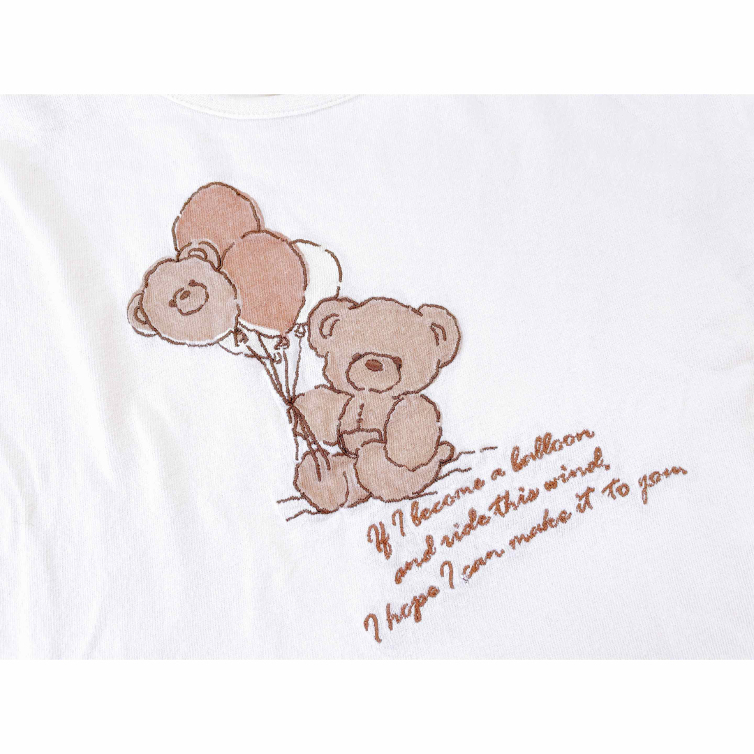 apres les cours(アプレレクール)のapre les cours tiny bear T🧸🎈 キッズ/ベビー/マタニティのベビー服(~85cm)(Ｔシャツ)の商品写真