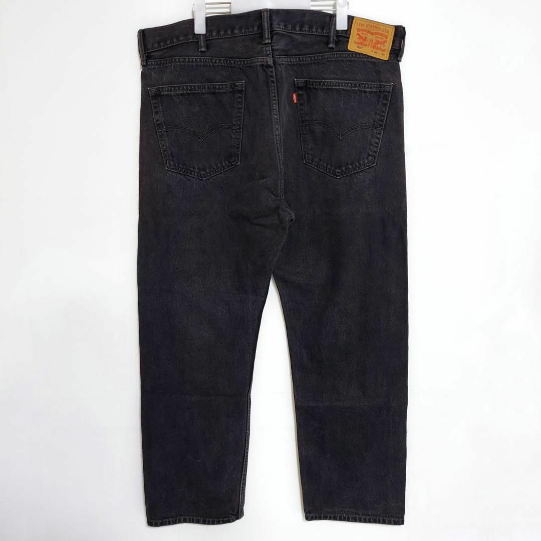 Levi's(リーバイス)のリーバイス505 Levis W40 ブラックデニム 黒 ストレート 8438 メンズのパンツ(デニム/ジーンズ)の商品写真