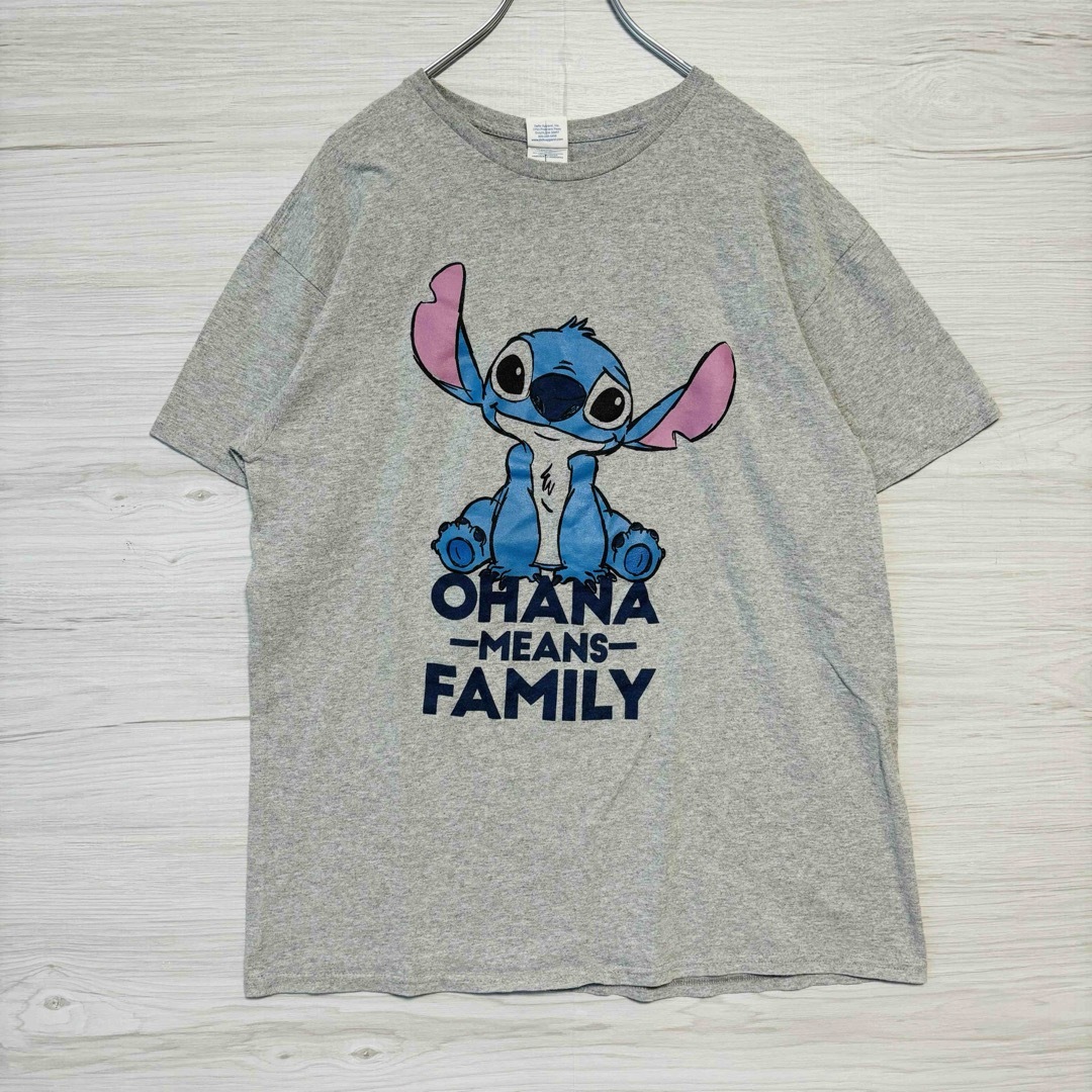 Disney(ディズニー)の【入手困難】Disney スティッチ　Tシャツ　Lサイズ　海外輸入　キャラクター メンズのトップス(Tシャツ/カットソー(半袖/袖なし))の商品写真