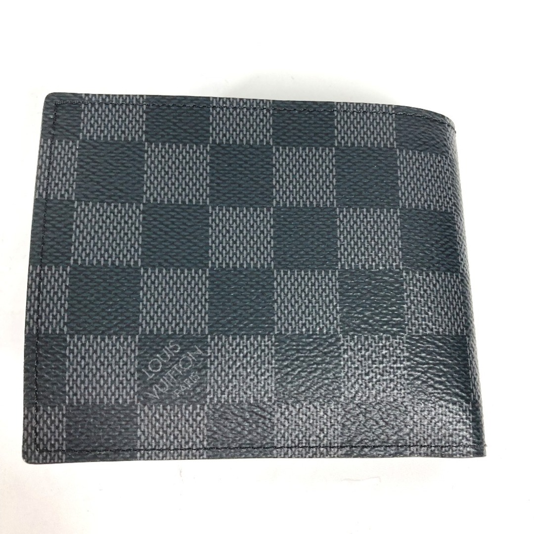 LOUIS VUITTON(ルイヴィトン)のルイヴィトン LOUIS VUITTON ポルトフォイユ・マルコ NM N63336 ダミエグラフィット コンパクトウォレット 2つ折り財布 ダミエグラフィットキャンバス ブラック 未使用 メンズのファッション小物(折り財布)の商品写真