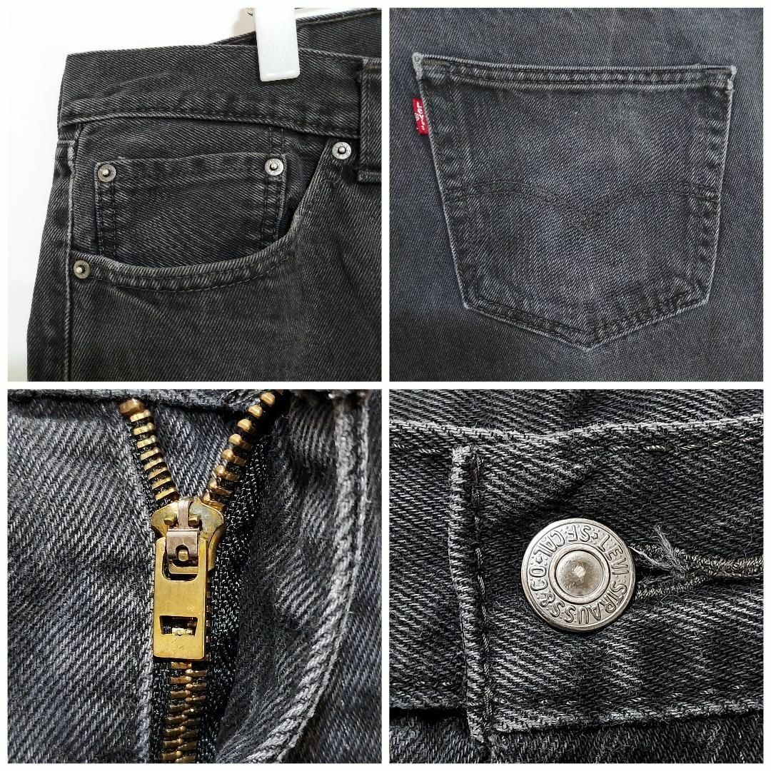 Levi's(リーバイス)のリーバイス505 Levis W40 ブラックデニム 黒 ストレート 8434 メンズのパンツ(デニム/ジーンズ)の商品写真