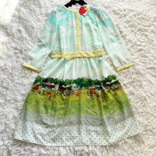 franche lippee - 美品 フランシュリッペ シアーワンピース FL5 森の