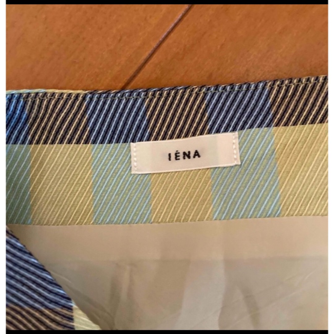 IENA(イエナ)のハイウエストブロックチェックスカート レディースのスカート(ロングスカート)の商品写真