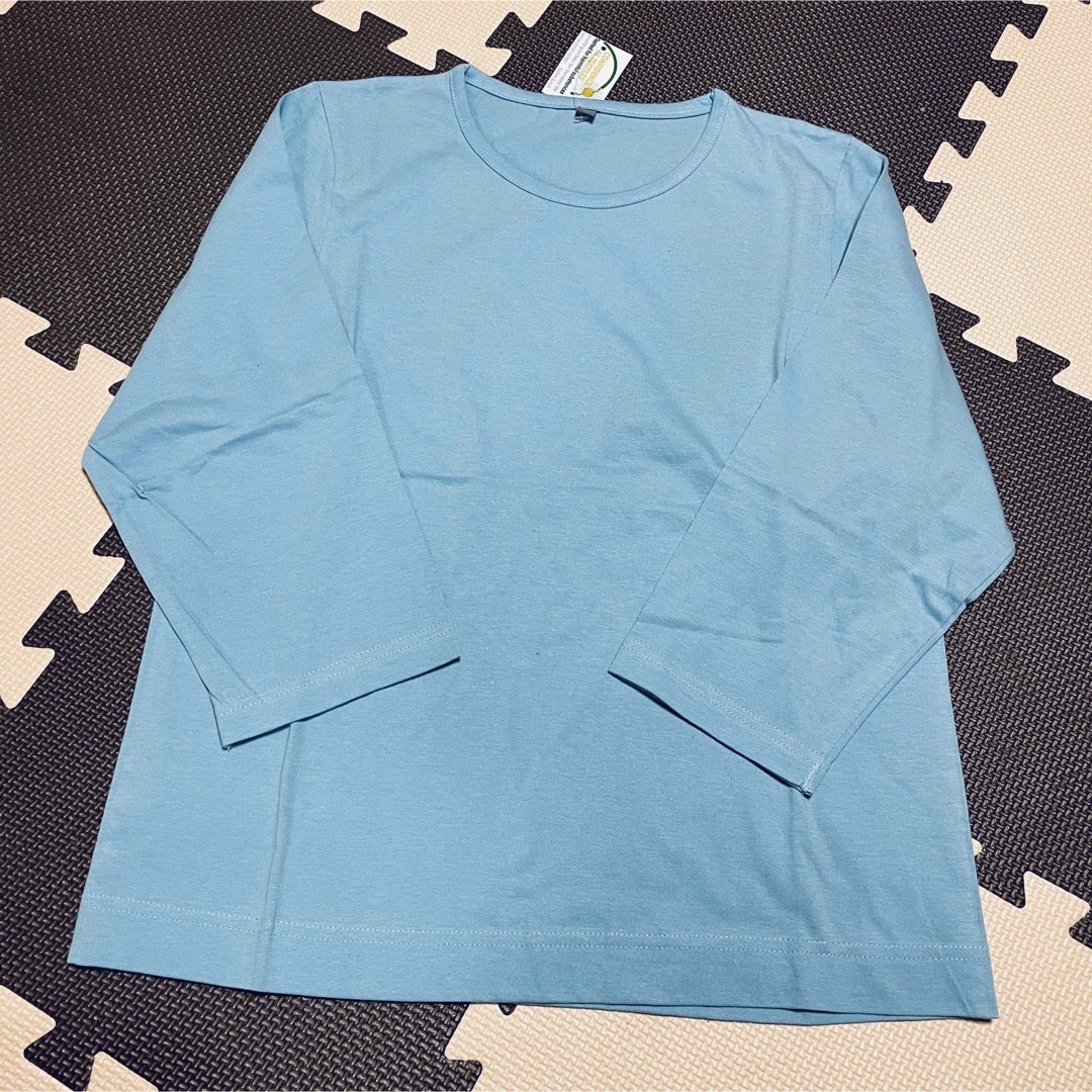 新品　ロンT カットソー　トップス　七分袖　綿100% レディースのトップス(Tシャツ(長袖/七分))の商品写真