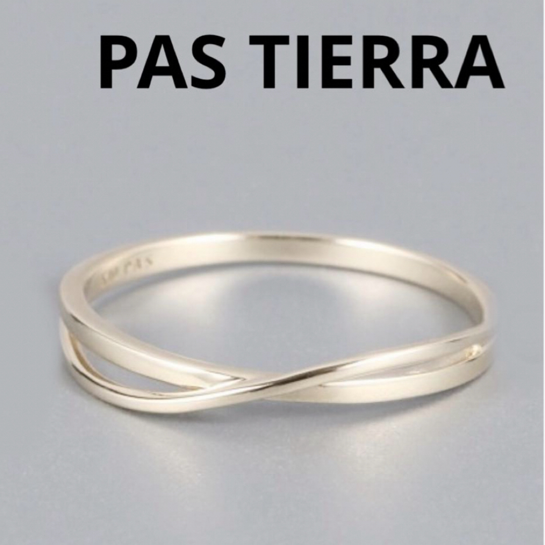 ete(エテ)の■完売品■【PAS TIERRA】-Ray- K10ツインウェーブリング レディースのアクセサリー(リング(指輪))の商品写真