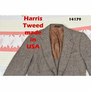 ハリスツイード(Harris Tweed)のハリスツイード 80’ｓ 14179c USA製 ビンテージ 00 90 70(テーラードジャケット)