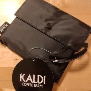 カルディ(KALDI)のカルディ　エコバッグ　黒(エコバッグ)