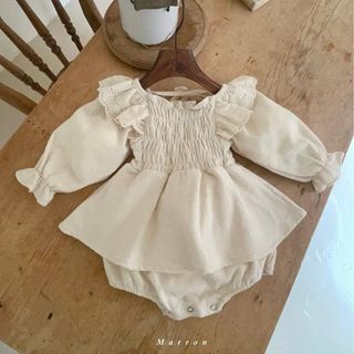 ザラキッズ(ZARA KIDS)のmarron / marie suit  monbebe anneshirley(ロンパース)