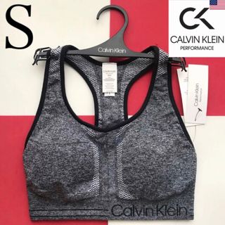 カルバンクライン(Calvin Klein)のレア 新品 USA カルバンクライン パフォーマンス ブラ グレー S 下着(ブラ)