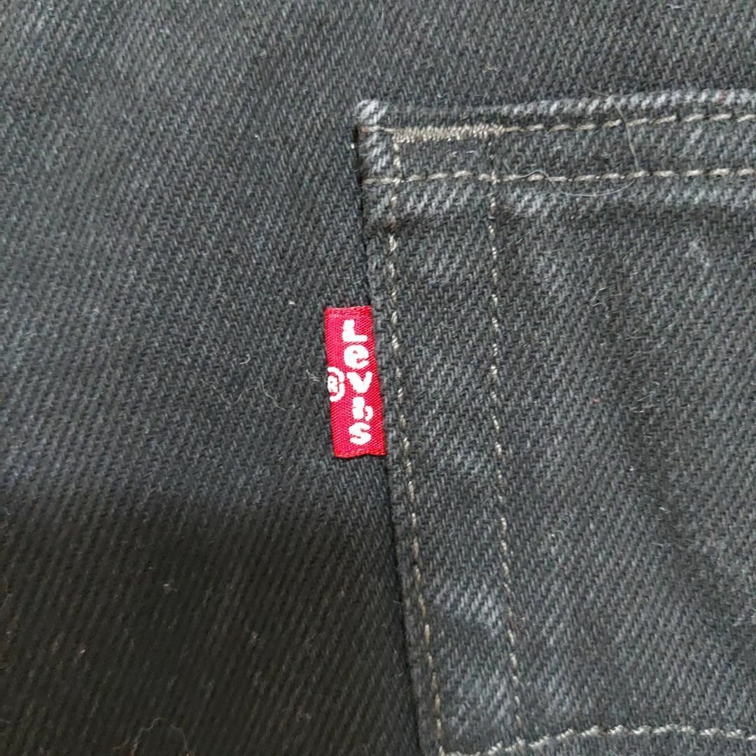 Levi's(リーバイス)のリーバイス505 Levis W40 ブラックデニム 黒 ストレート 8433 メンズのパンツ(デニム/ジーンズ)の商品写真