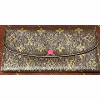 ルイヴィトン(LOUIS VUITTON)のヴィトン ポルトフォイユエミリー ピンク 美品(財布)