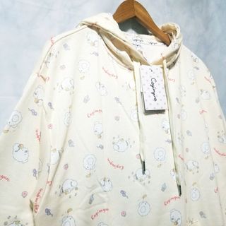 サンリオ(サンリオ)のサンリオ　こぎみゅん　新品　パーカー　総柄　SANRIO　Mサイズ(パーカー)