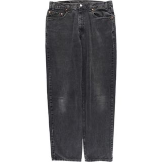 リーバイス(Levi's)の古着 00年代 リーバイス Levi's 550 RELAXED FIT ブラックデニム テーパードデニムパンツ メンズw35 /eaa428093(デニム/ジーンズ)