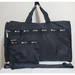 レスポートサック(LeSportsac)の☆レスポートサック    ボストンバッグ&ポーチ　ブラック ☆新品未使用(ボストンバッグ)